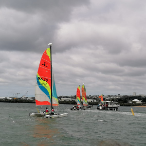 Compétition catamarans
