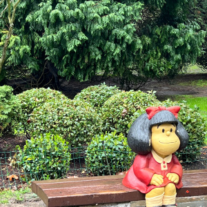 Sculpture représentant Mafalda, Oviedo